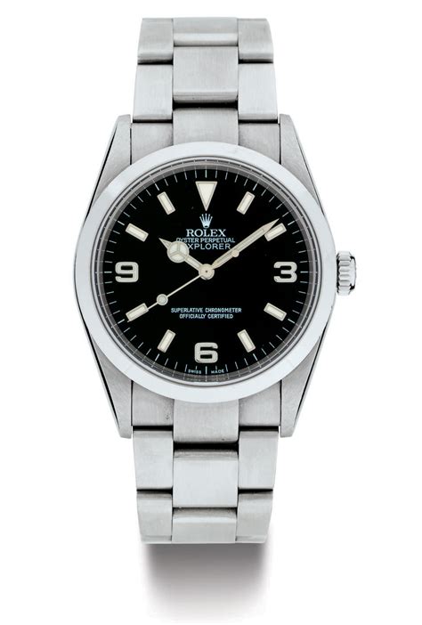 SIGNED ROLEX, OYSTER PERPETUAL, EXPLORER, 